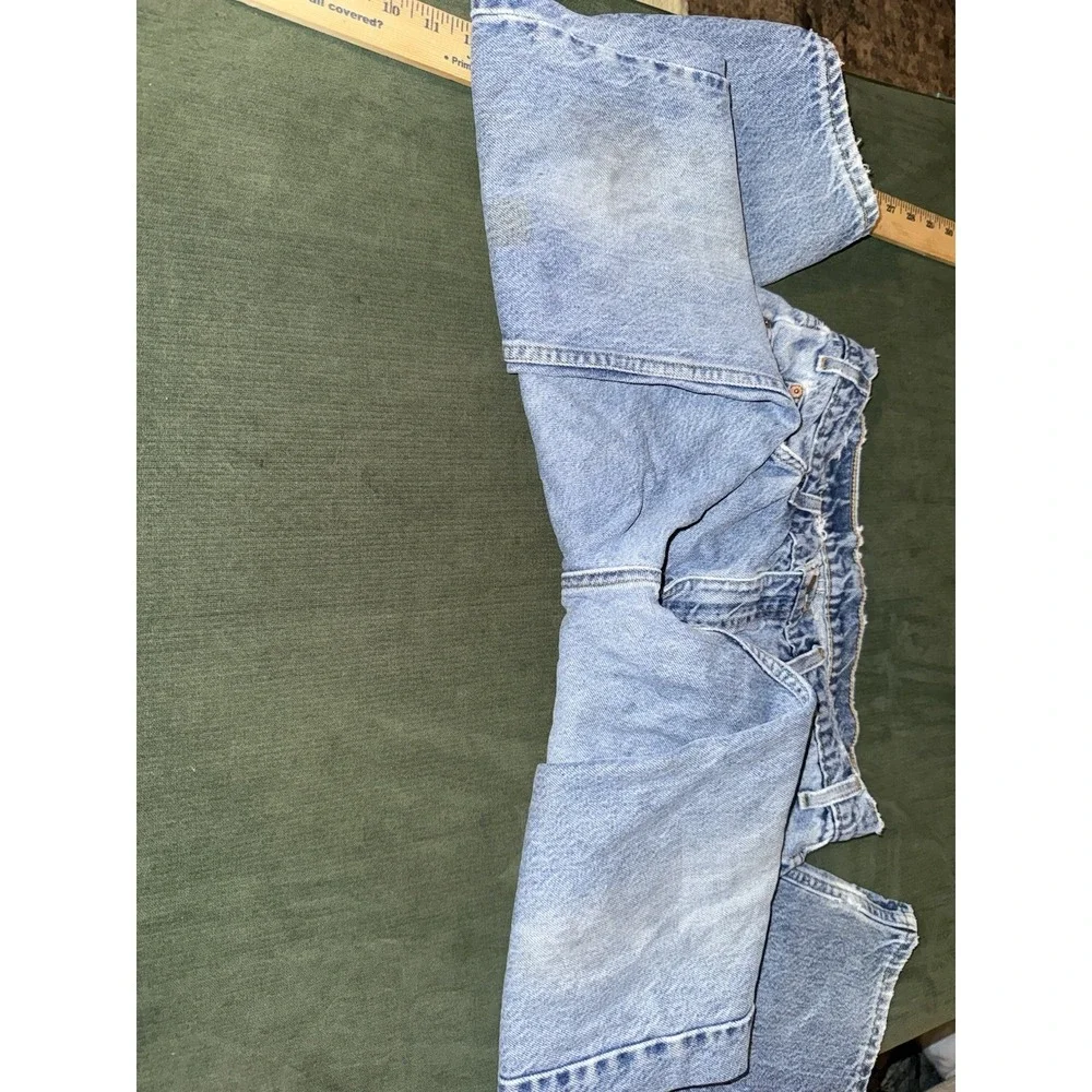 Vintage 90's Levis 505 Orange Tab Jeans Mens Stonewash Light Wash Straight Leg